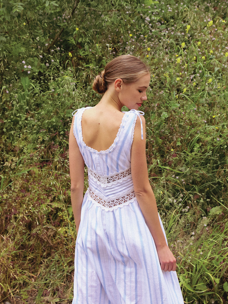 Stripe Lace Dress
